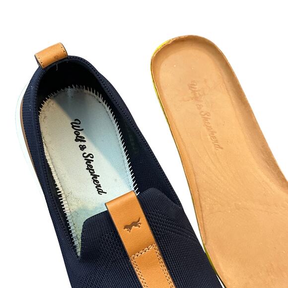 Wolf & Shepherd SwiftKnit Slip On Loafer Navy Blue Shoes Size 11 Mens Comfort main image 12